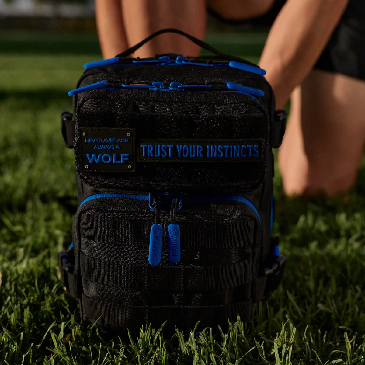 9L Backpack Mini Blue Wolf