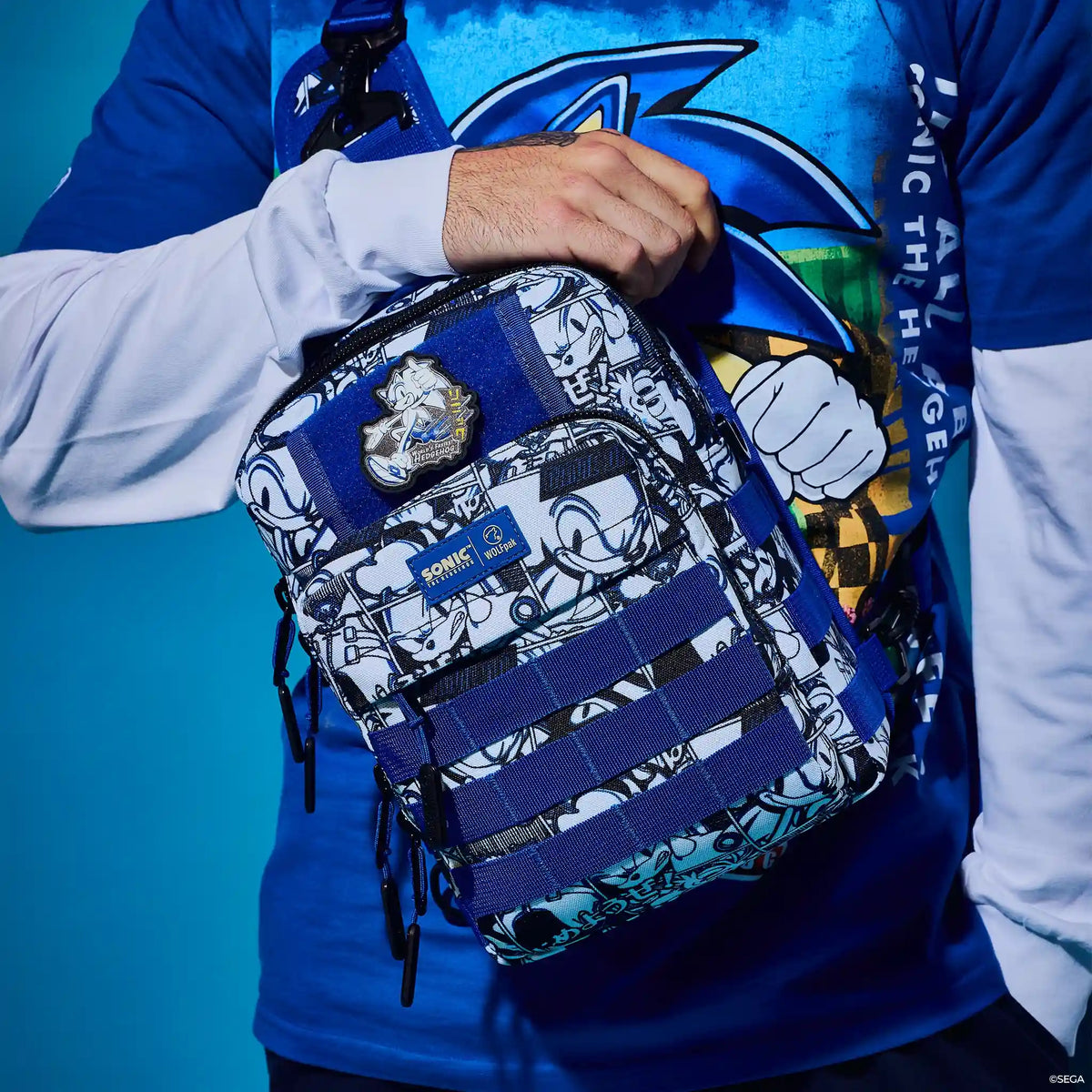 9L Tactical Sling Bag Sonic The Hedgehog