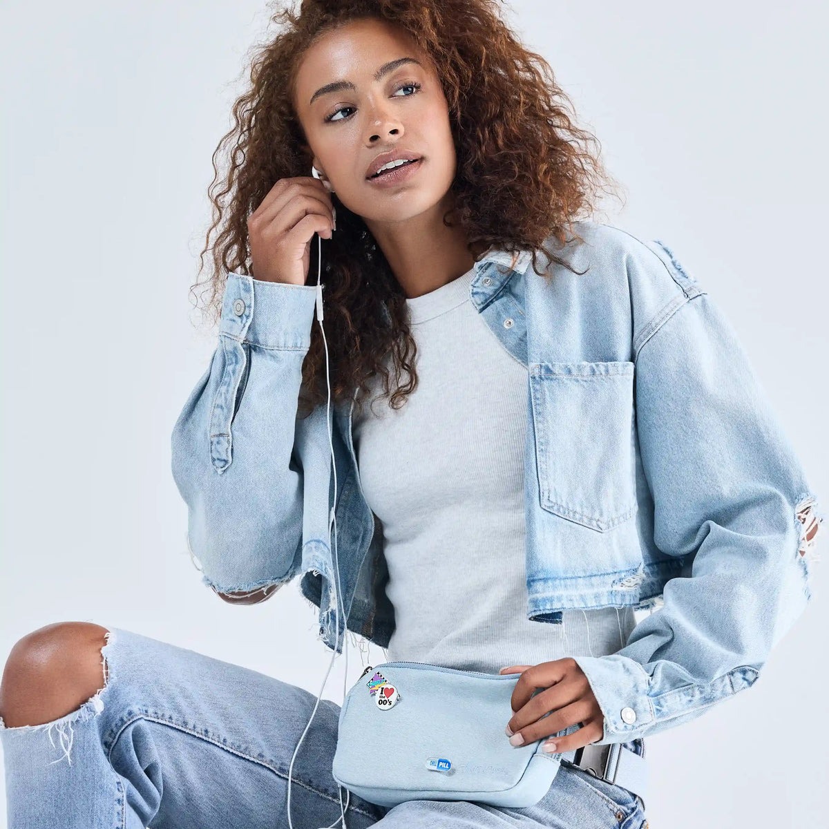 1.5L Crossbody Pack Classic Denim