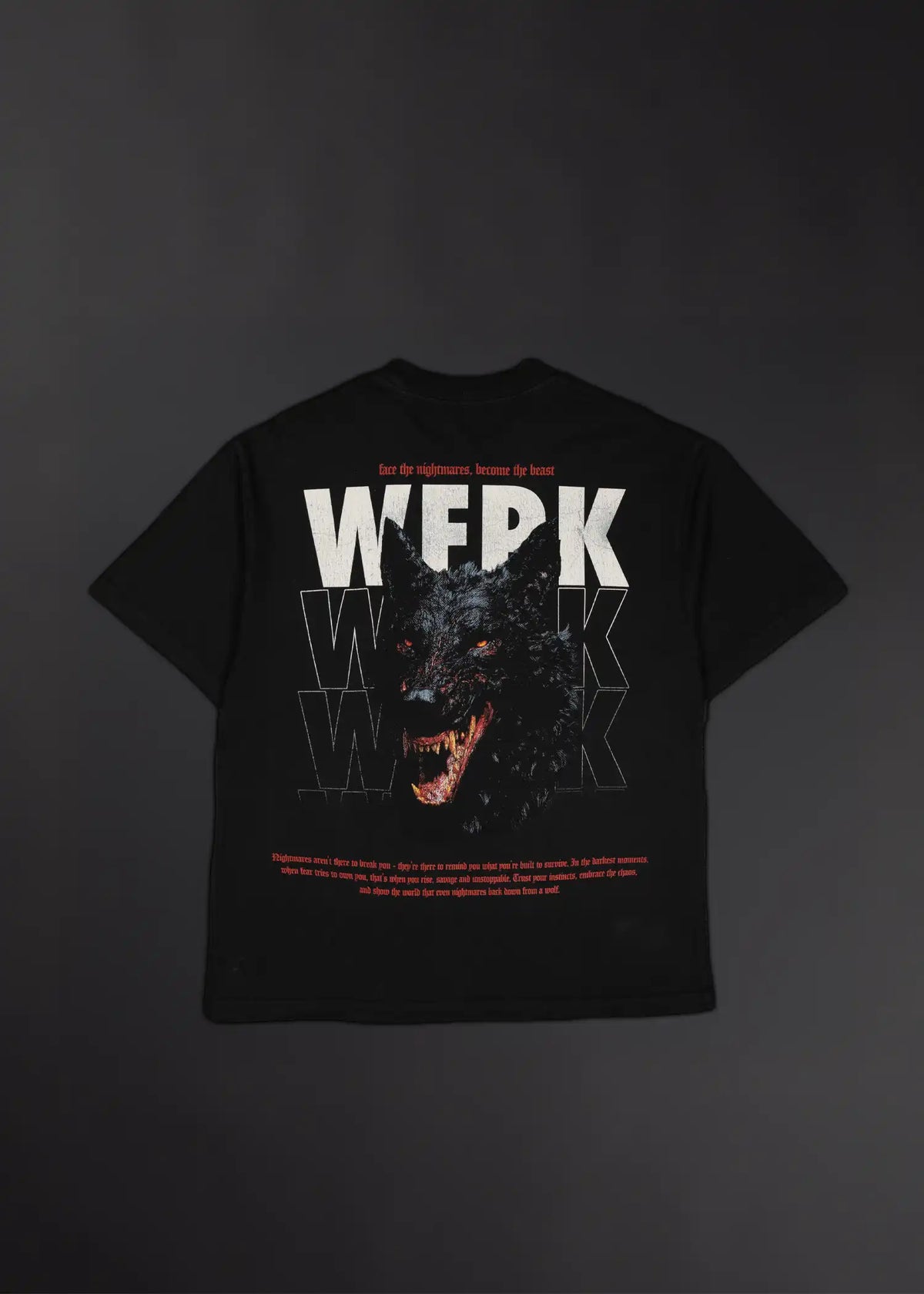 Beast Graphic T-Shirt Nightmare Sale