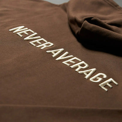 Mocha Brown Zip Up Hoodie