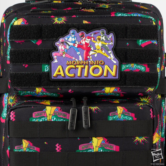 Morph Into Action Power Rangers Patch