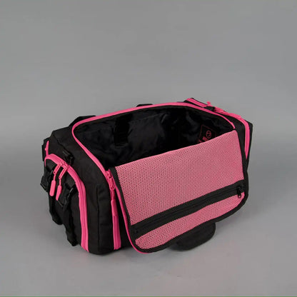 30L Perfect Duffle Bag Black Neon Pink