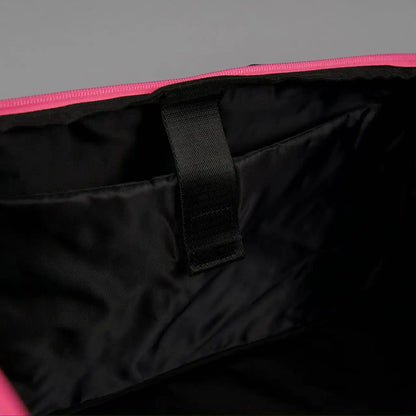 30L Perfect Duffle Bag Black Neon Pink