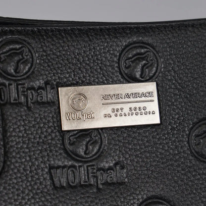 Tote Bag Black Luxury Leather