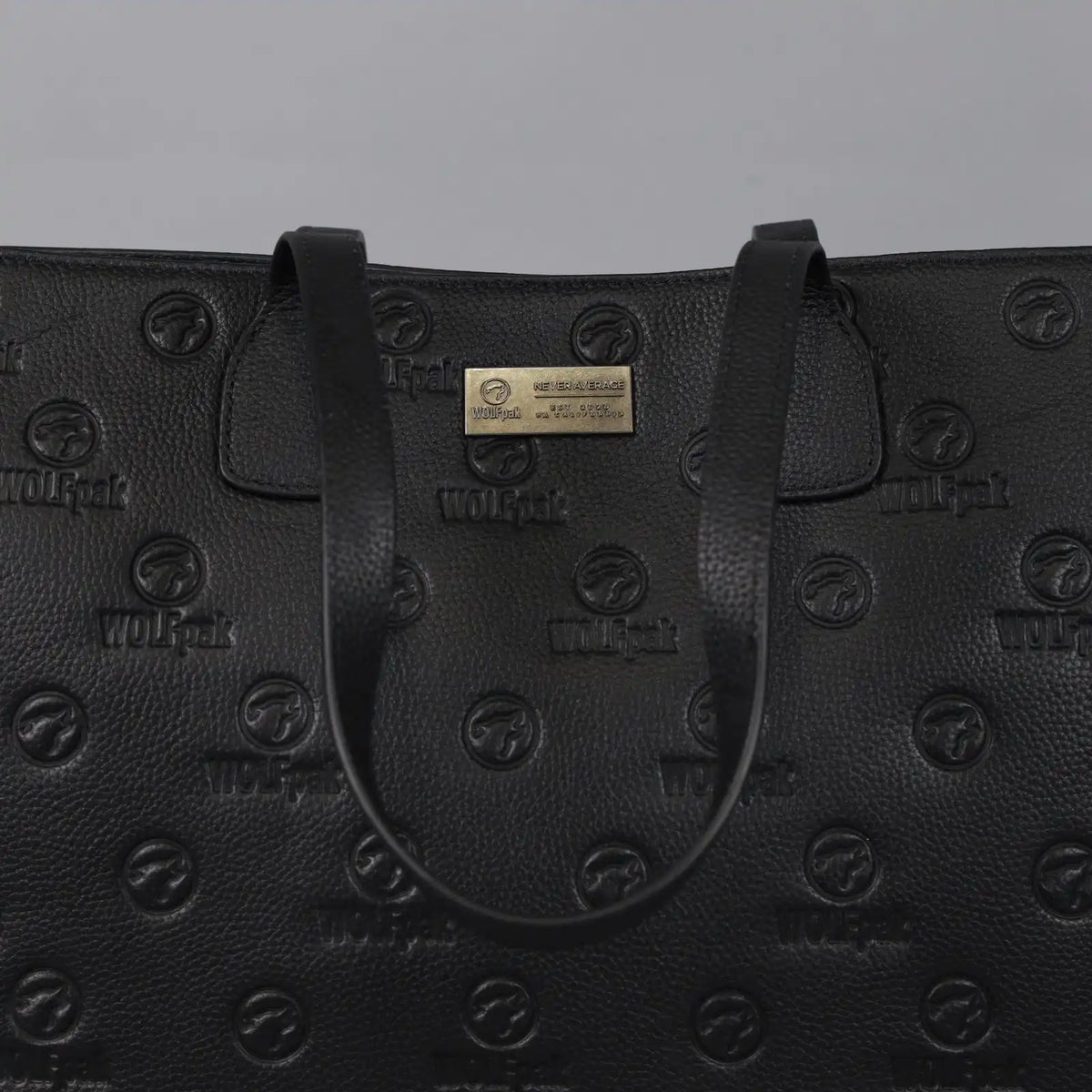 Tote Bag Black Luxury Leather
