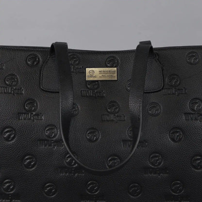 Tote Bag Black Luxury Leather