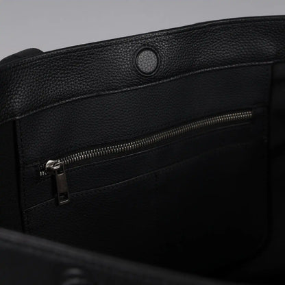 Tote Bag Black Luxury Leather