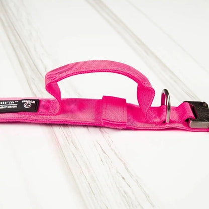Tactical Dog Collar Neon Pink