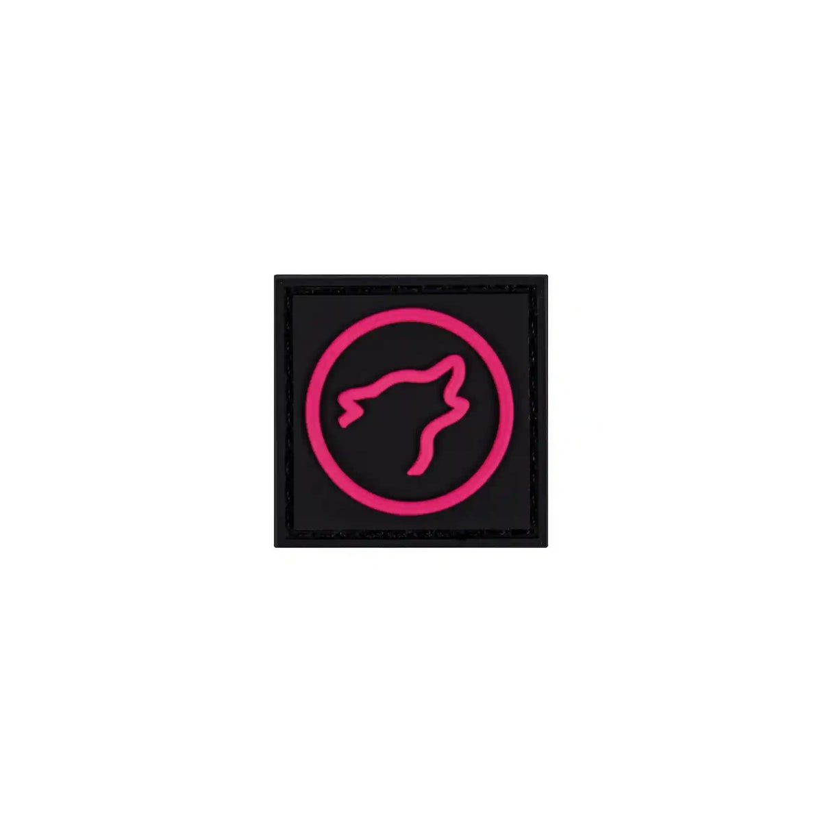Wolf Head Logo Black/Pink