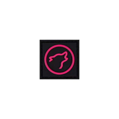 Wolf Head Logo Black/Pink