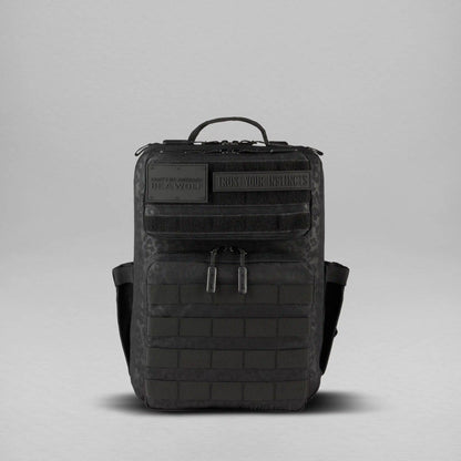 15L Tactical Backpack Black Leopard