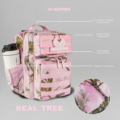 15L Tactical Backpack Realtree Flushing Pink