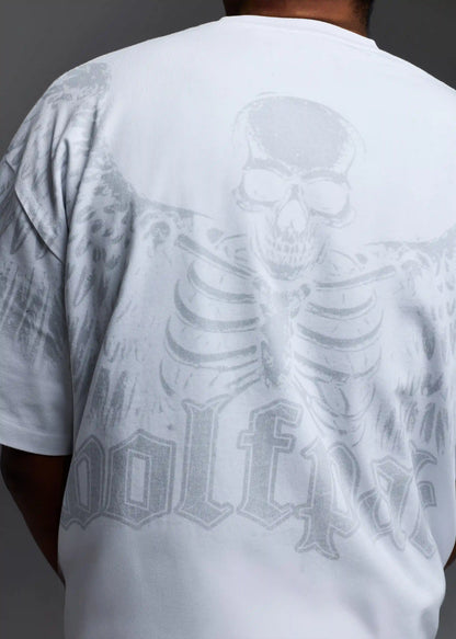 Deathwing White Graphic Tee