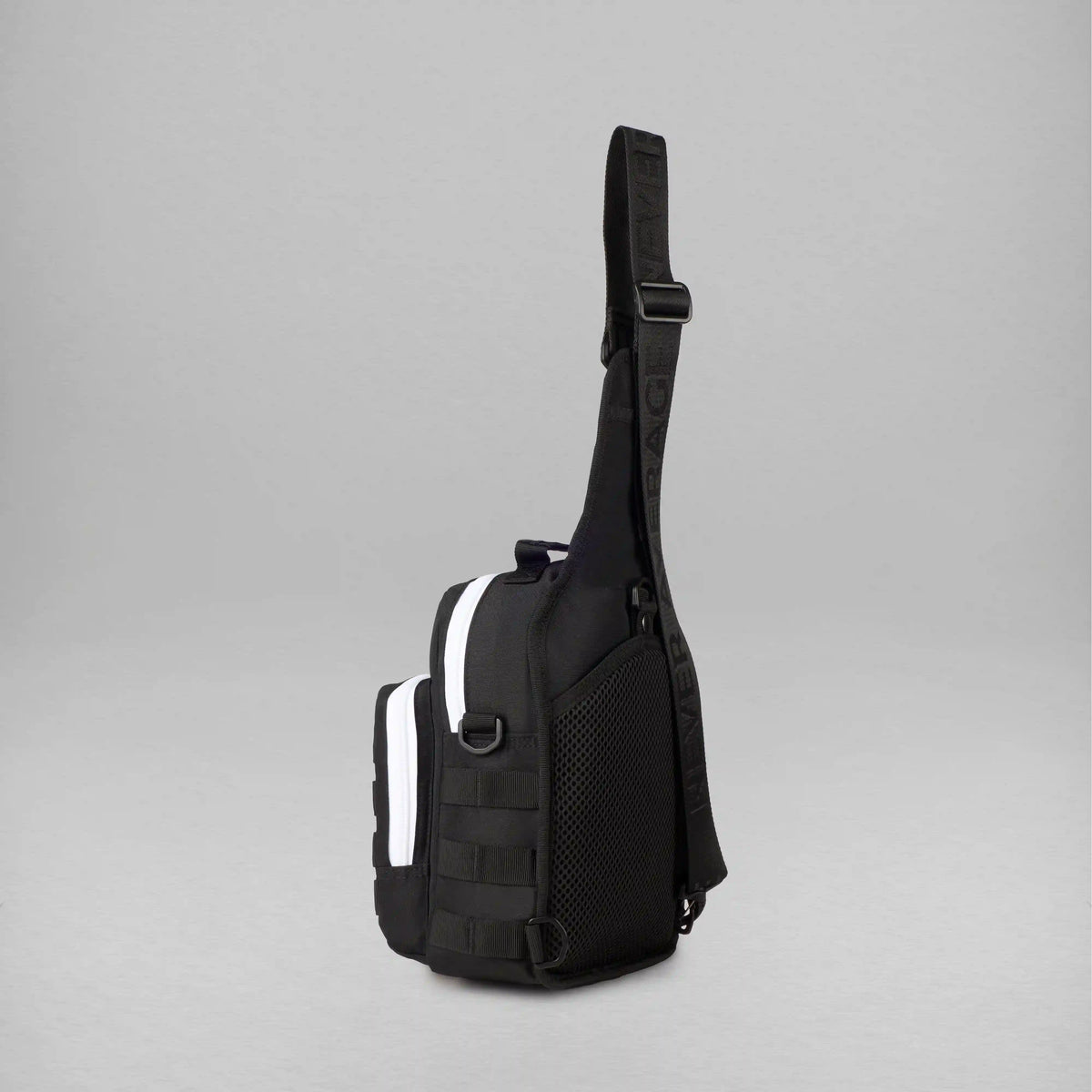 9L Tactical Sling Bag Alpha Black with White Accents