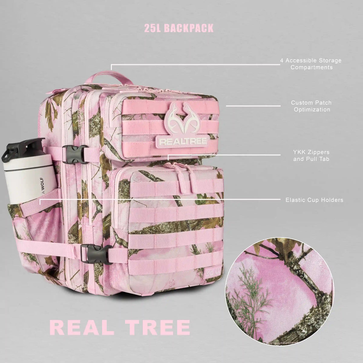 25L Backpack Realtree Flushing Pink