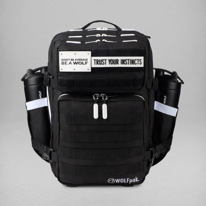 45L Backpack Alpha Black White Accents