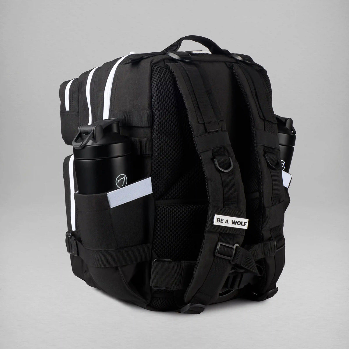 45L Backpack Alpha Black White Accents