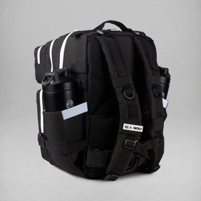 45L Backpack Alpha Black White Accents