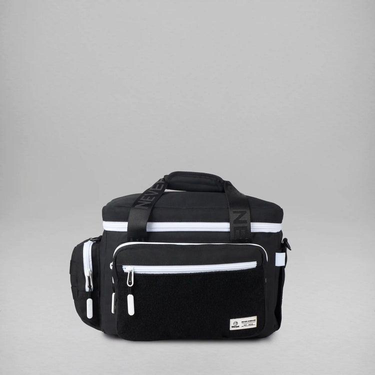20L Alpha Black with White Accents Tactical Lunch Box