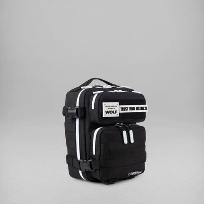 9L Backpack Mini Alpha Black White Accents