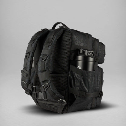 35L Backpack Black Leopard