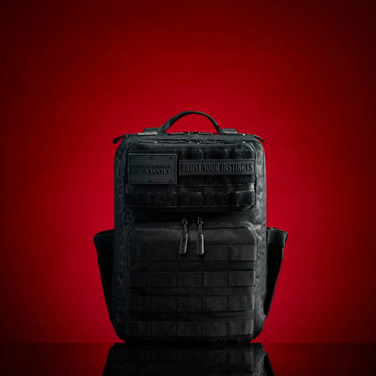 15L Tactical Backpack Black Leopard