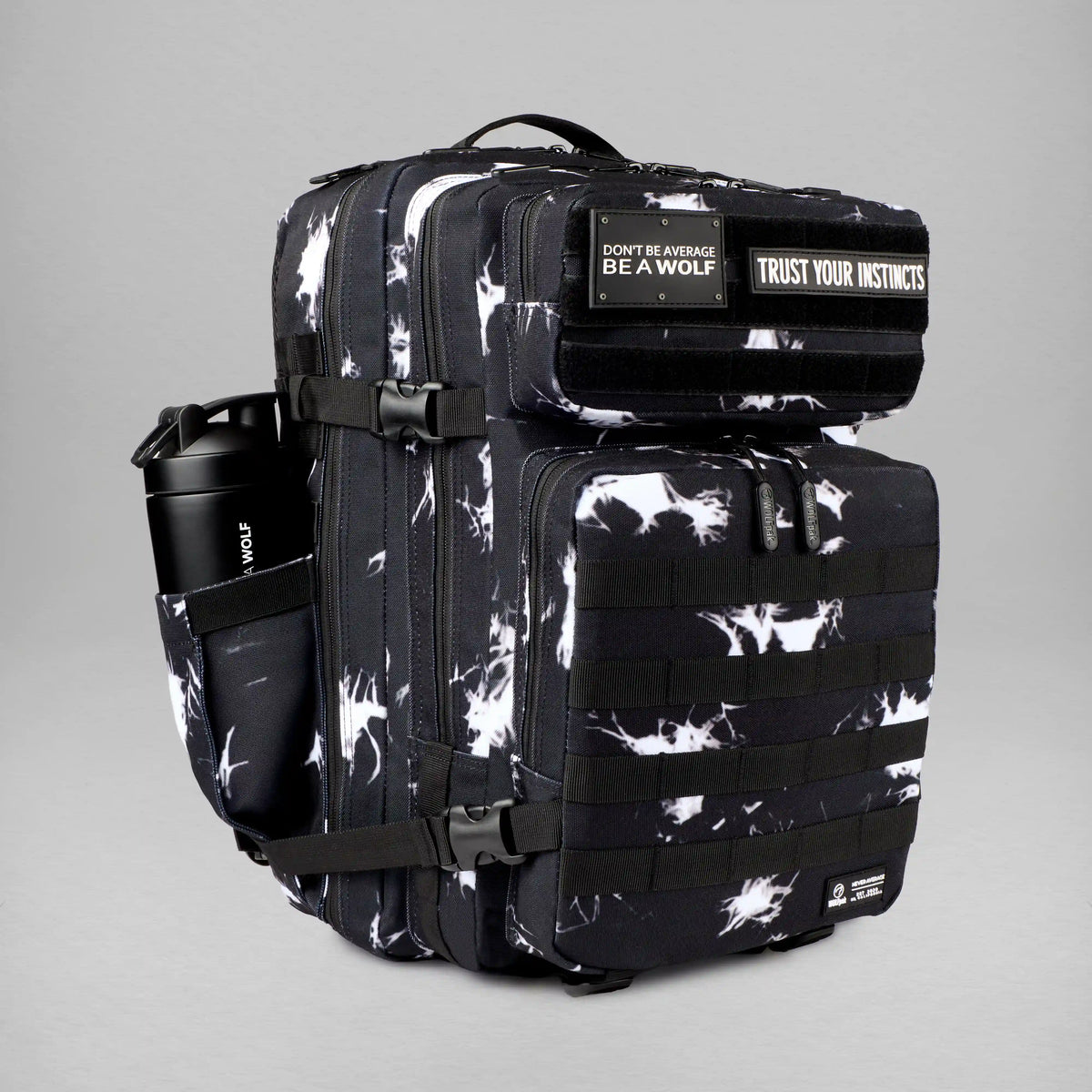 45L Backpack Black Lightning