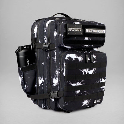 45L Backpack Black Lightning