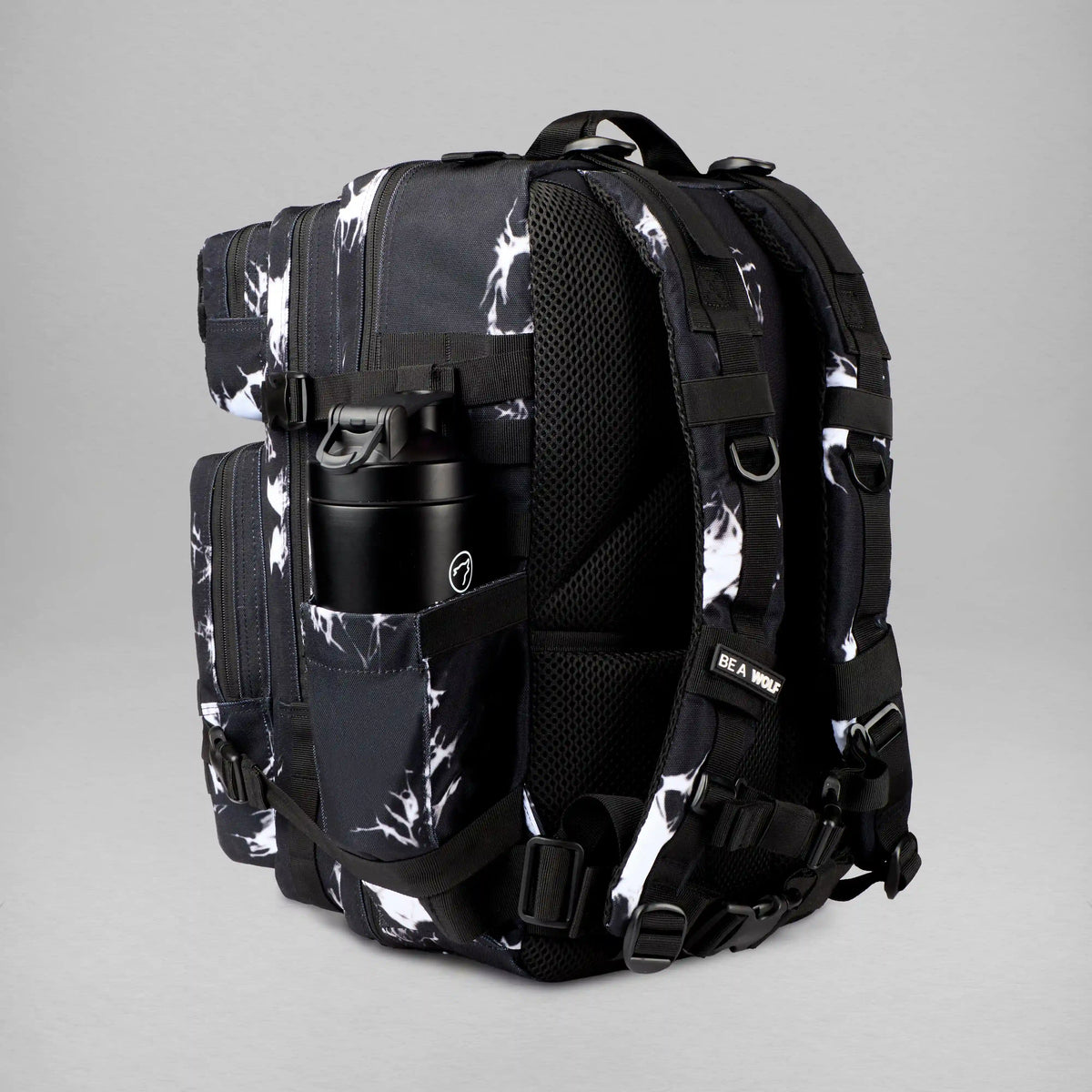 45L Backpack Black Lightning