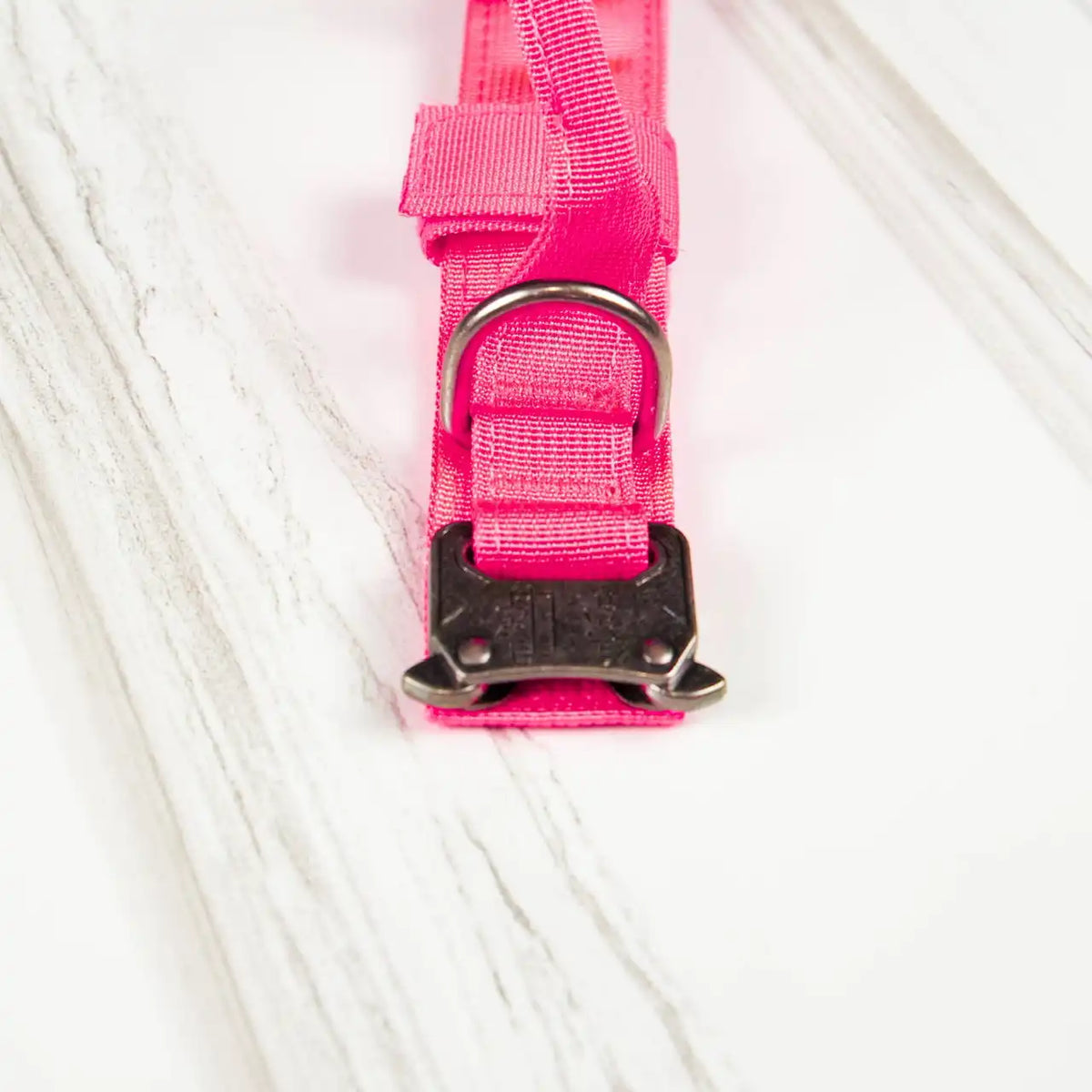 Tactical Dog Collar Neon Pink
