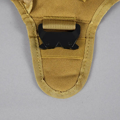 Khaki Tactical Dog Vest Harness
