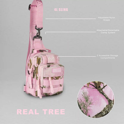 4L Mini Tactical Sling Bag Realtree Flushing Pink