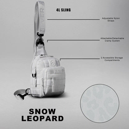 4L Mini Tactical Sling Bag Snow Leopard