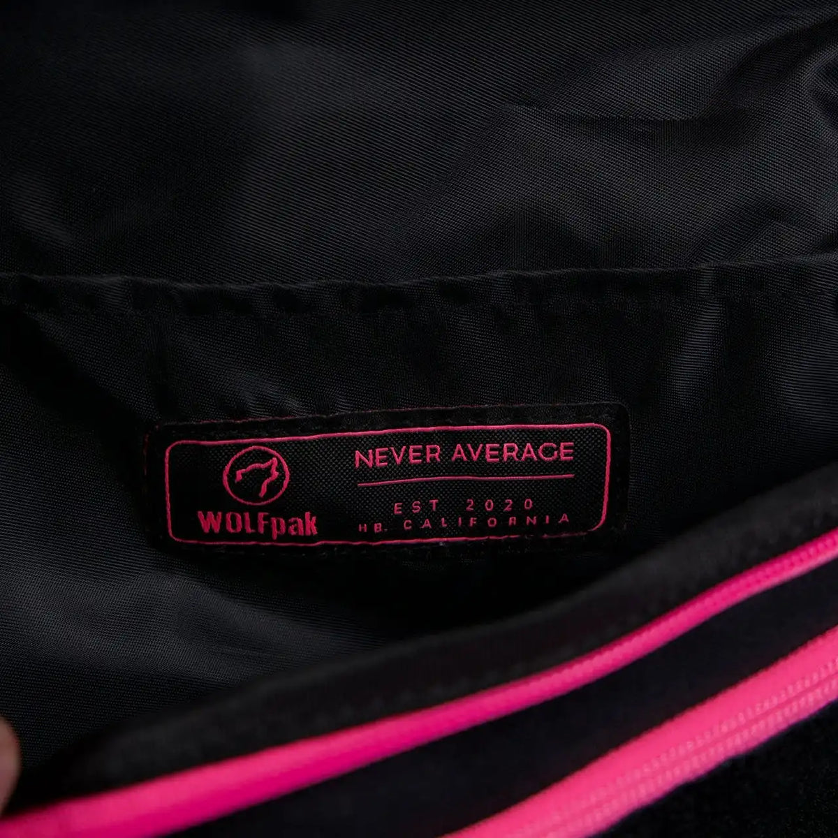 Fanny Pack Black Neon Pink