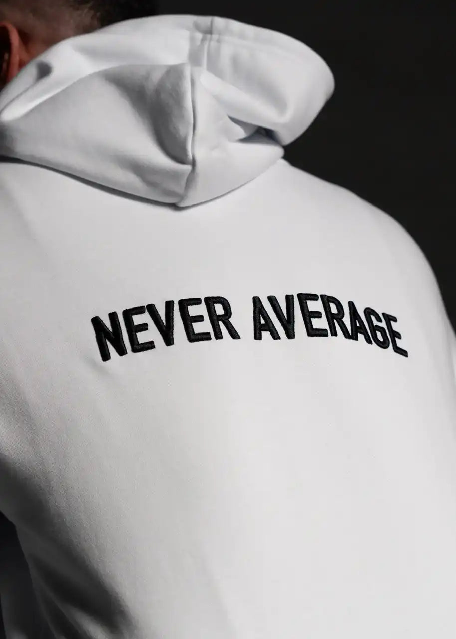 Arctic White Zip Up Hoodie