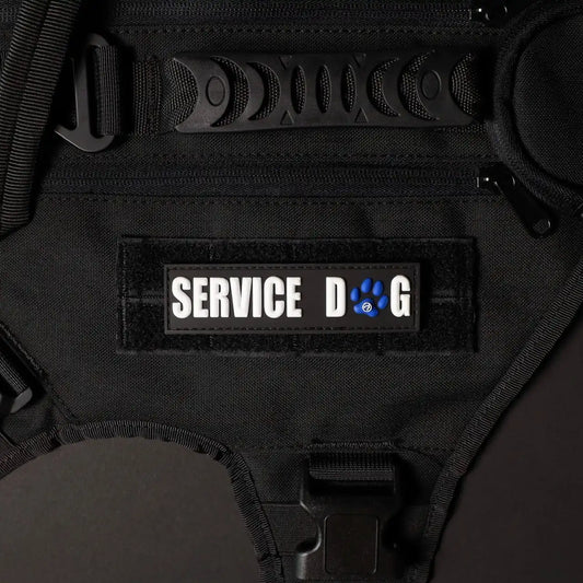 Service Dog w/ Blue Paw