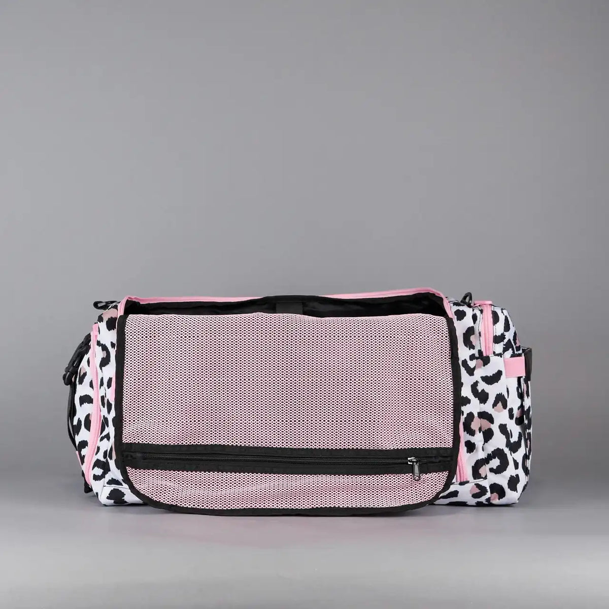 40L Ultimate Duffle Bag Leopard Pink Zip