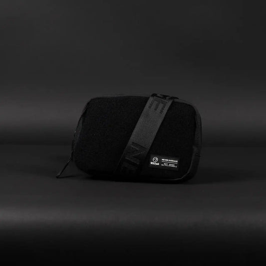 Crossbody Pack Alpha Black Hook & Loop Front