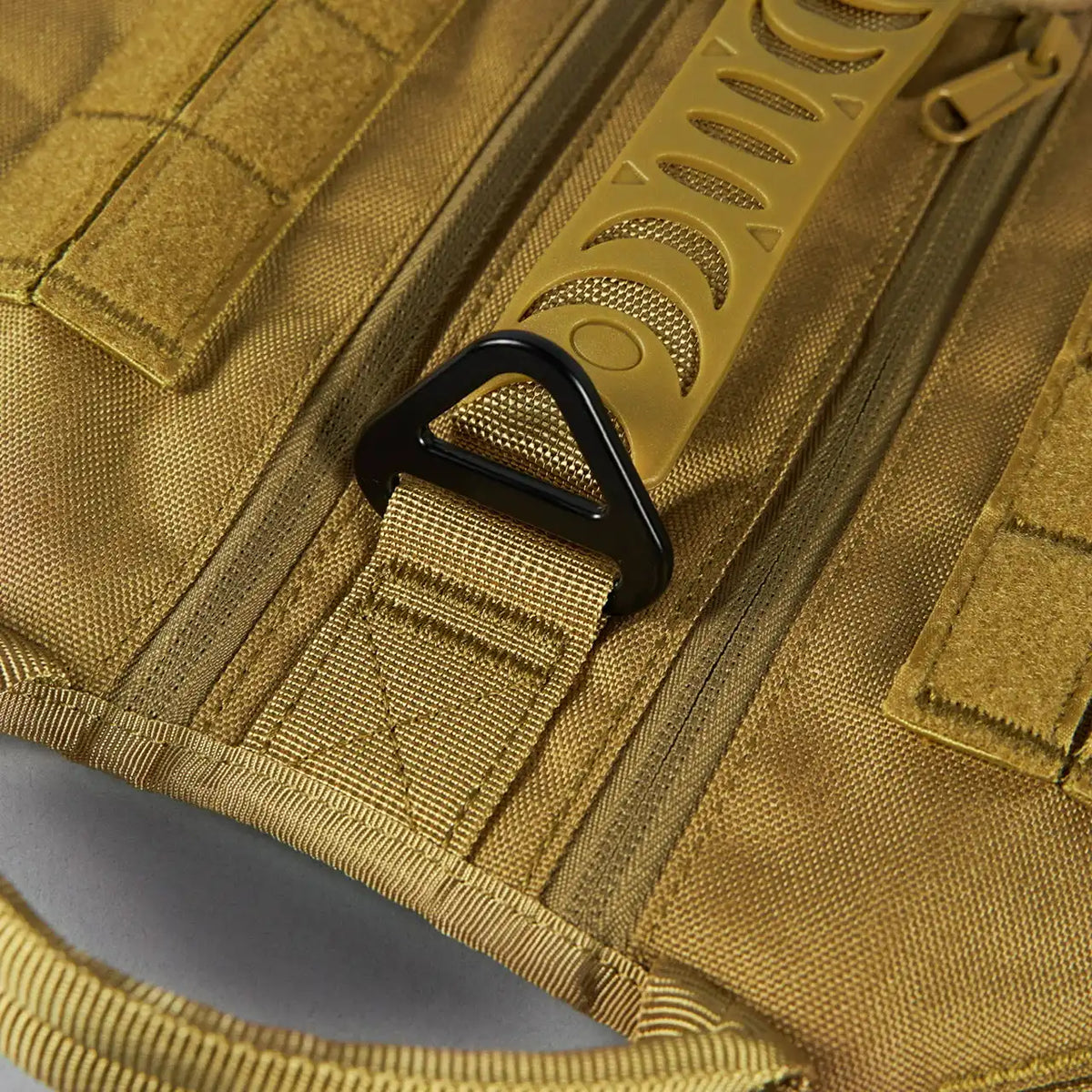 Khaki Tactical Dog Vest Harness