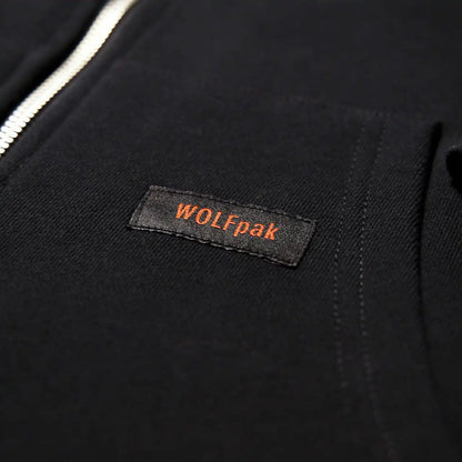 Alpha Black Savage Red Zip Up Hoodie