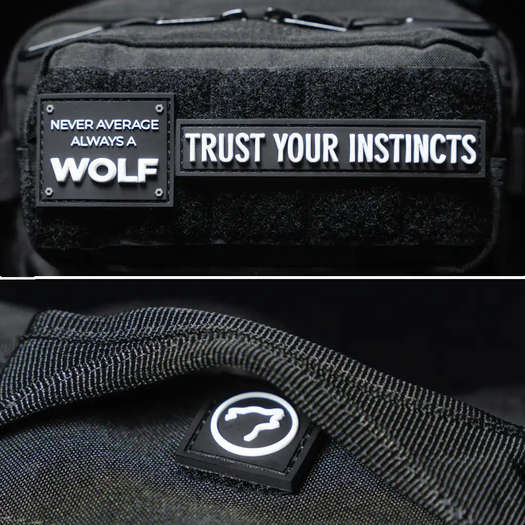Black Backpack Mini Patch Kit