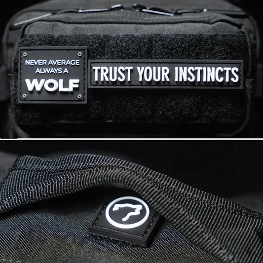 Black Backpack Mini Patch Kit