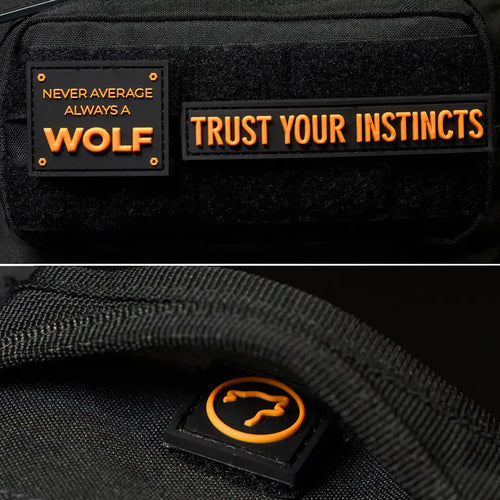 Orange Backpack Mini Patch Kit