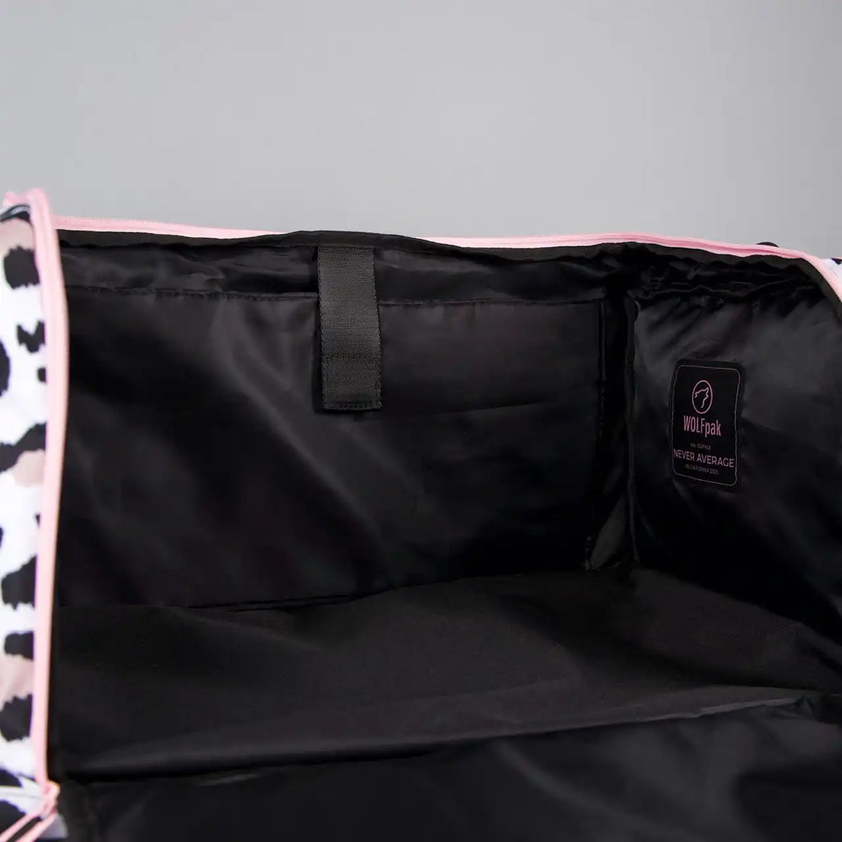 40L Ultimate Duffle Bag Leopard Pink Zip
