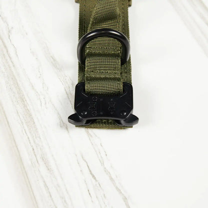 Tactical Dog Collar Green