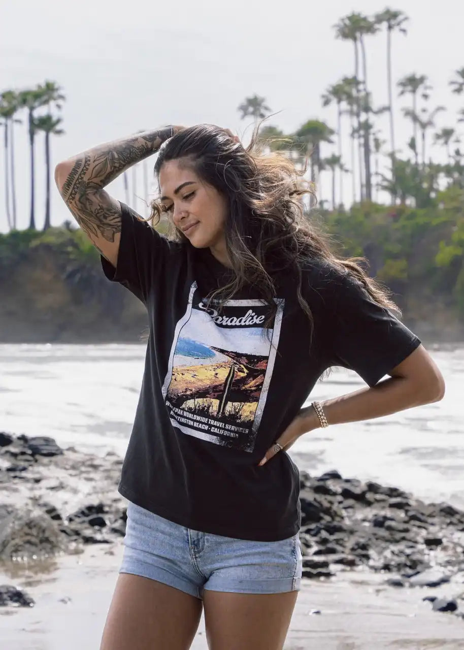 Paradise Graphic T-Shirt Tropical Rebellion Sale