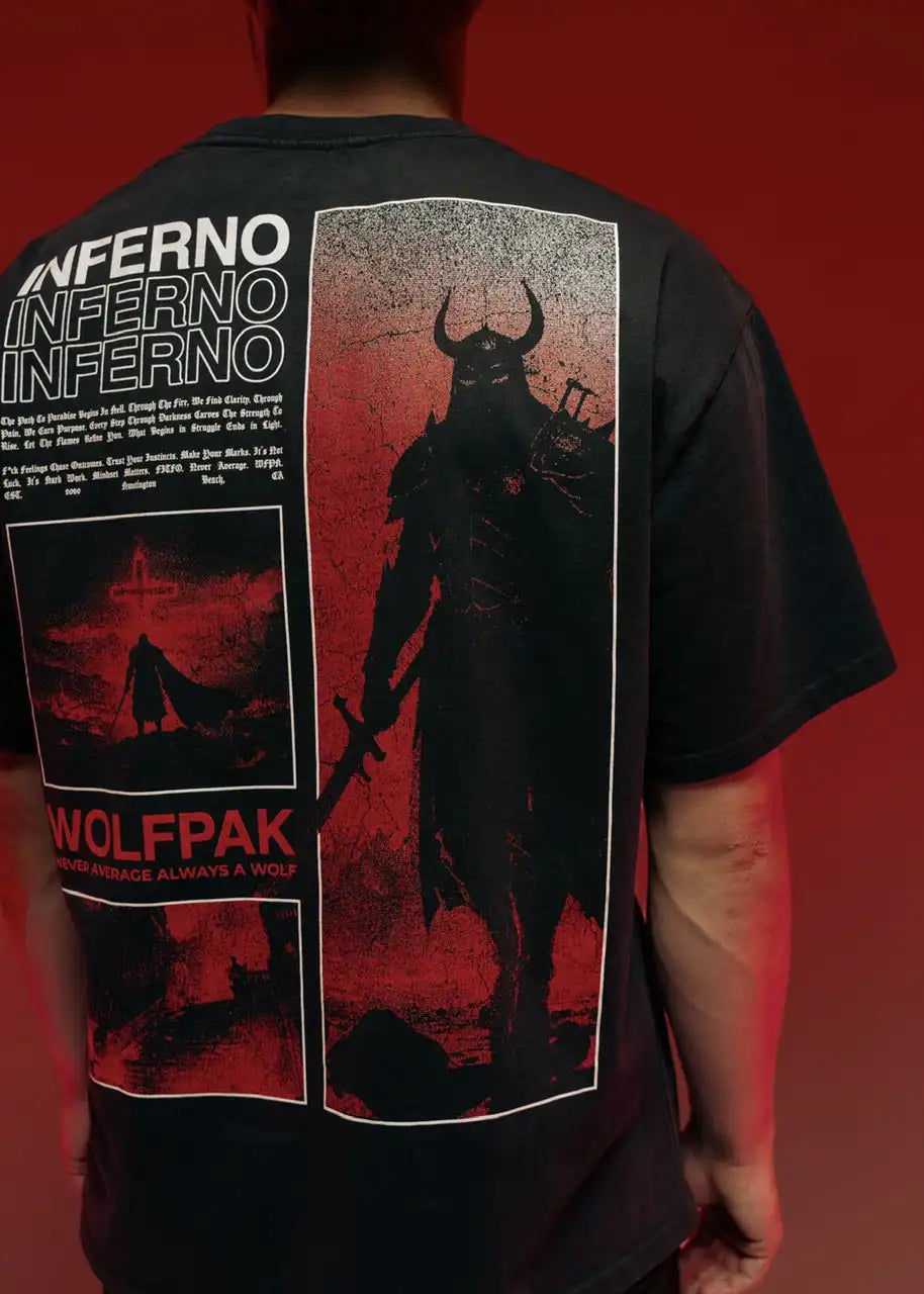 "Into The Abyss" Dante's Inferno Graphic T-Shirt Sale