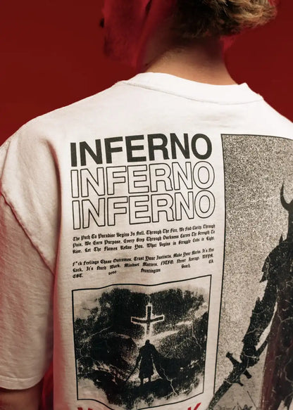"Into The Abyss" Dante's Inferno Graphic T-Shirt Sale