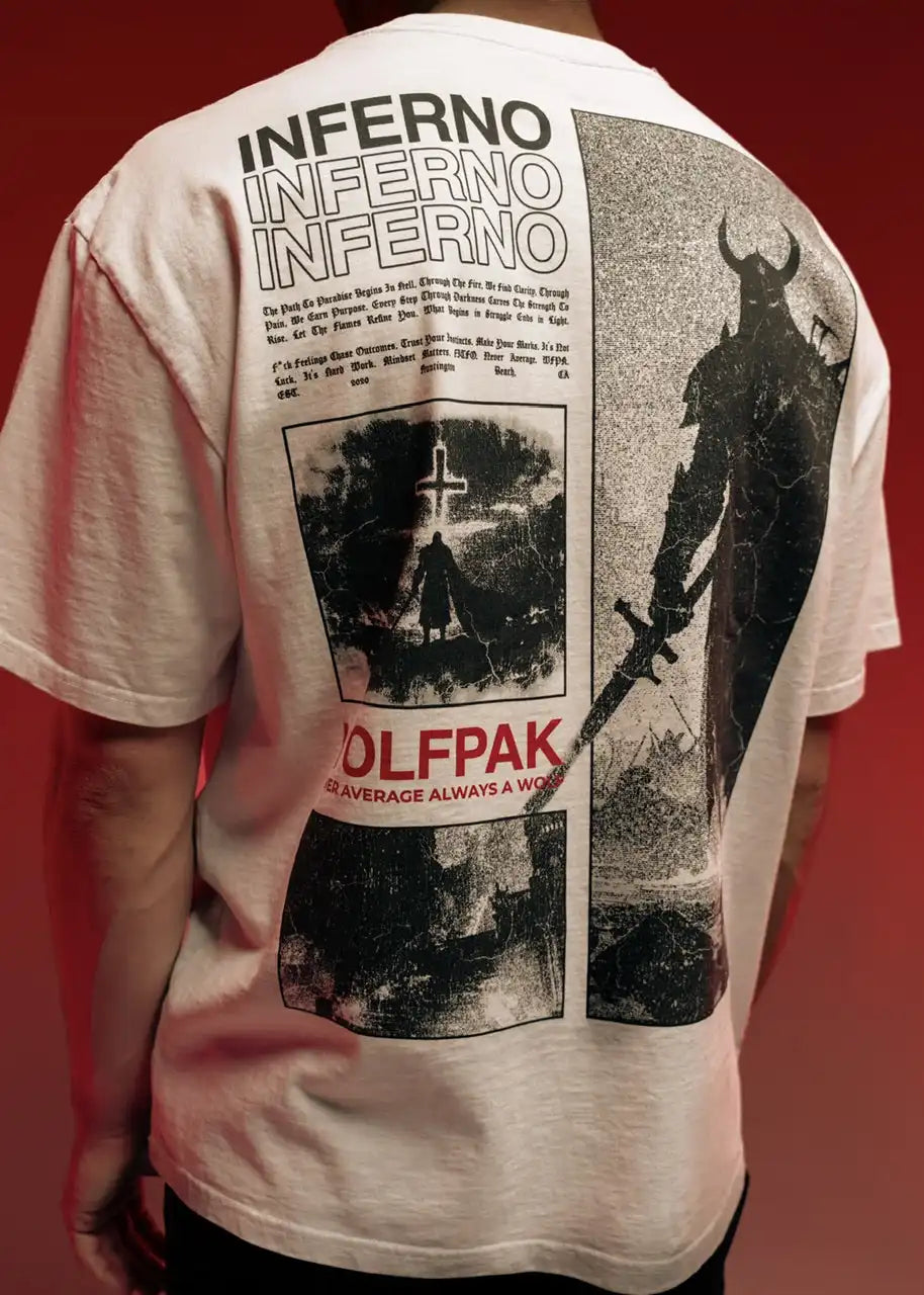"Into The Abyss" Dante's Inferno Graphic T-Shirt Sale